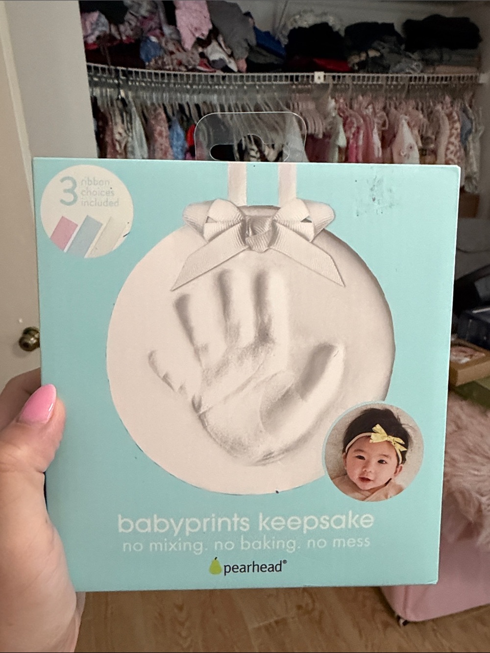 Pearhead Babyprints Keepsake - Mint